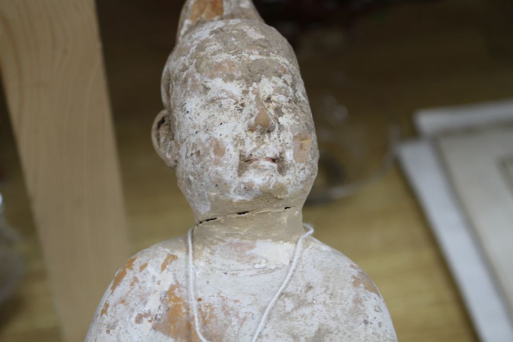 A Chinese Tang dynasty figure of a man